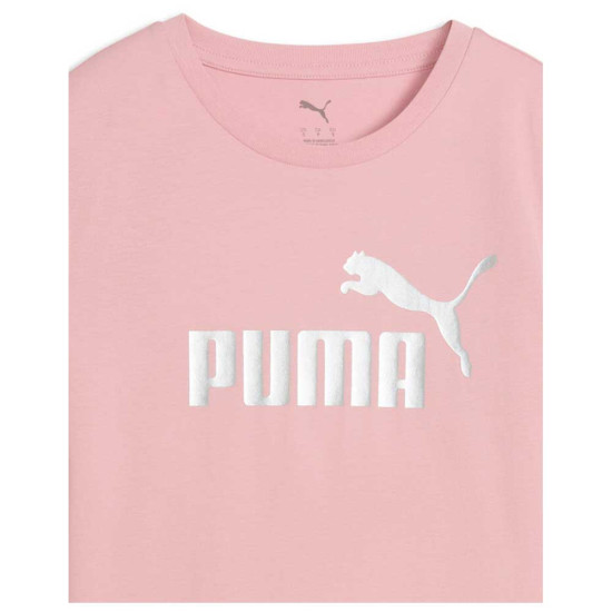 Puma Γυναικεία κοντομάνικη μπλούζα Essentials Metallic No.1 Logo T-Shirt